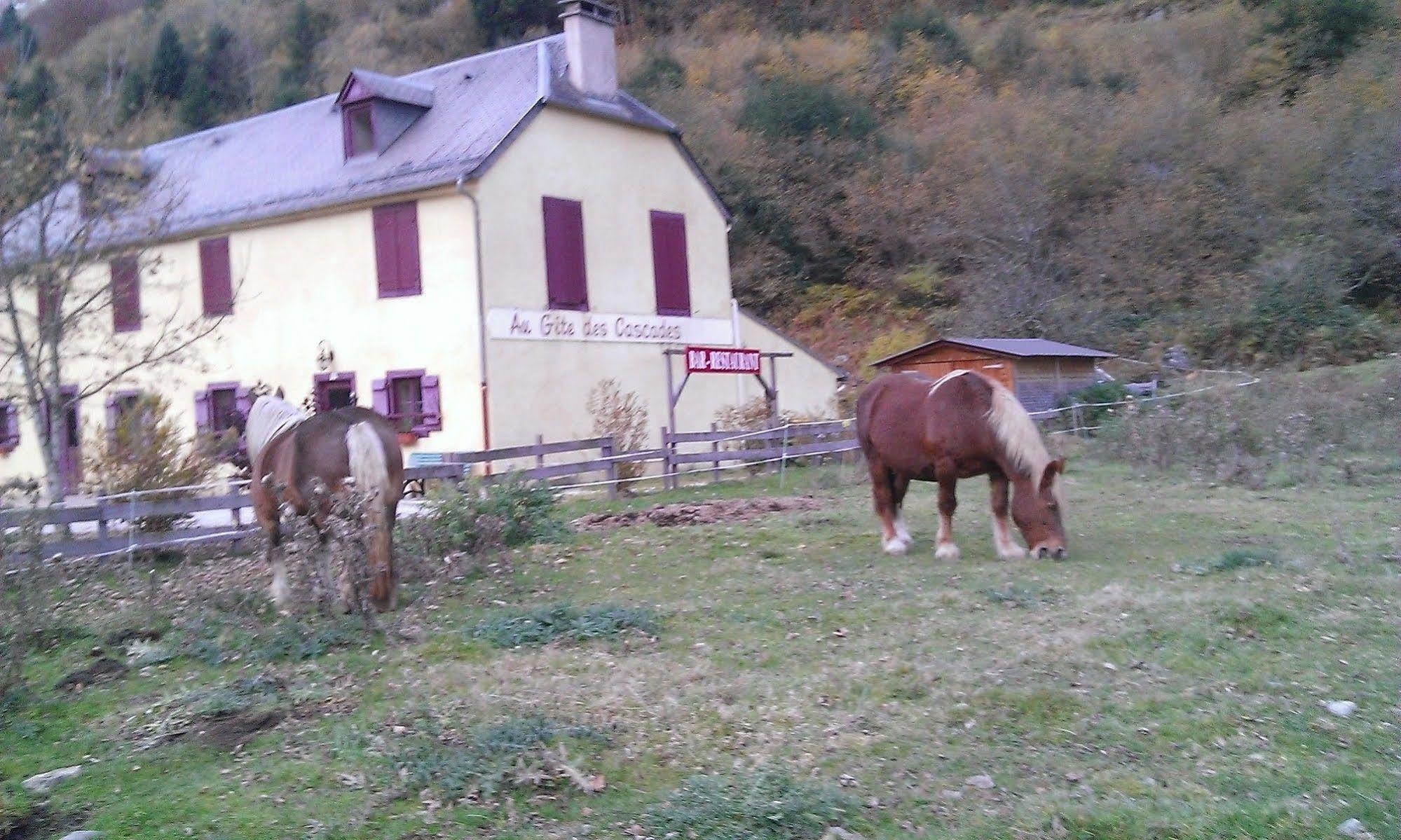 Gite Auberge Les Cascades La Mongie Bagian luar foto